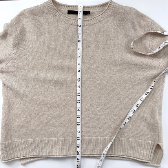 Jenni Kayne Everyday Sweater in Oatmeal Size Small Minimalist Neutral Wool Blend - Picture 11 of 11